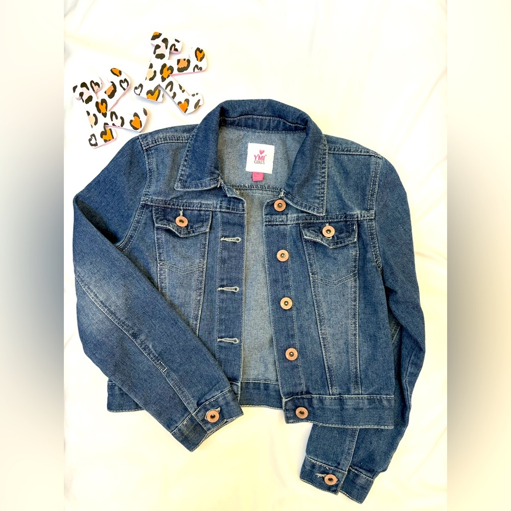 Kids Denim Jacket by YMI - Blue